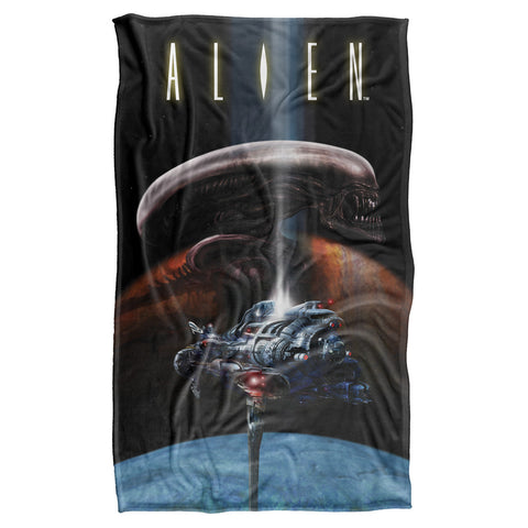 Alien/prey-silky Touch Blanket-white