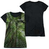 Junior Cap Sleeve 100% Poly Black Back