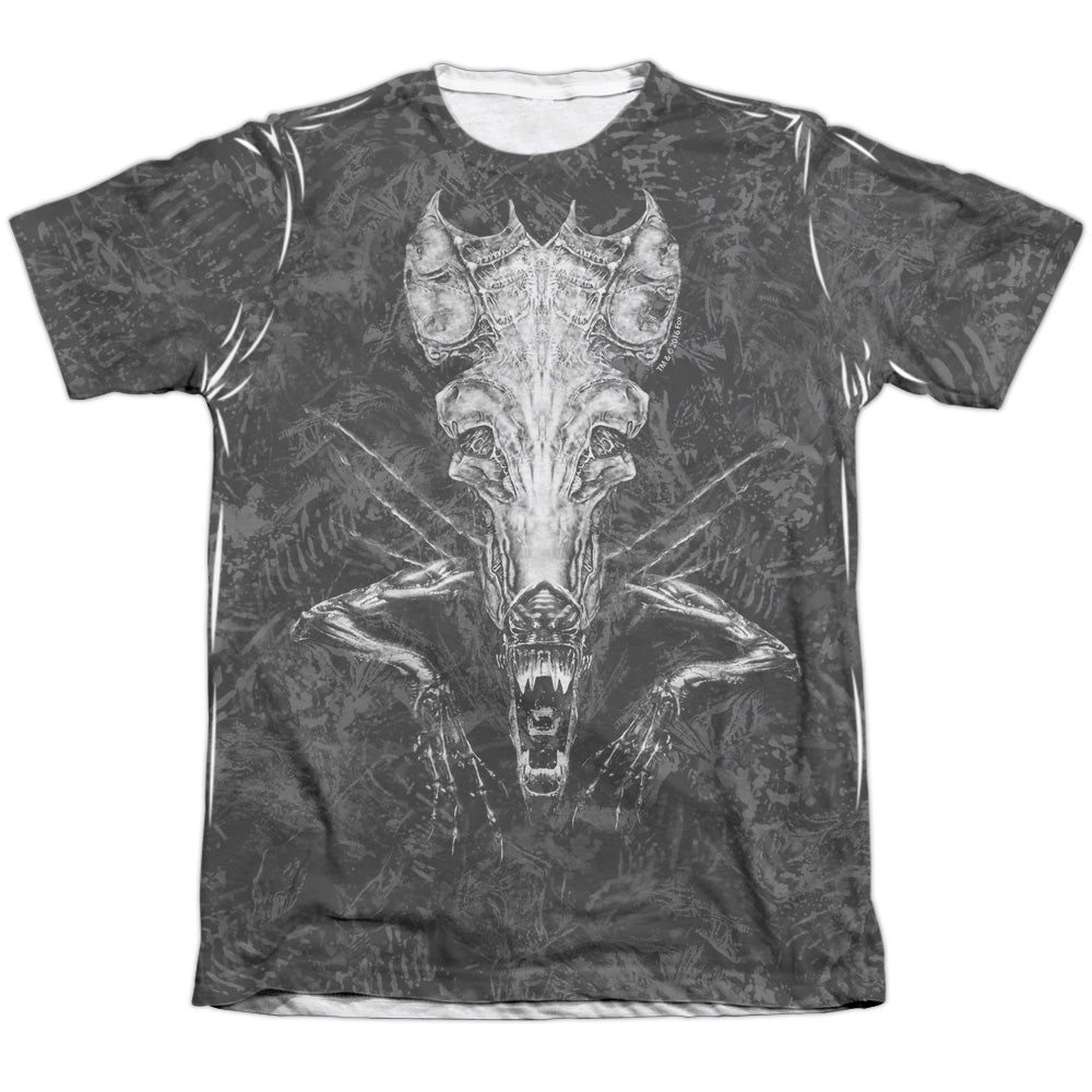 Alien/hive-adult Poly/cotton S/s Tee-white