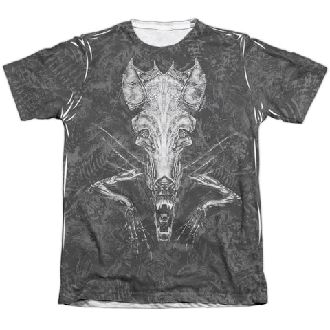 Alien/hive-adult Poly/cotton S/s Tee-white