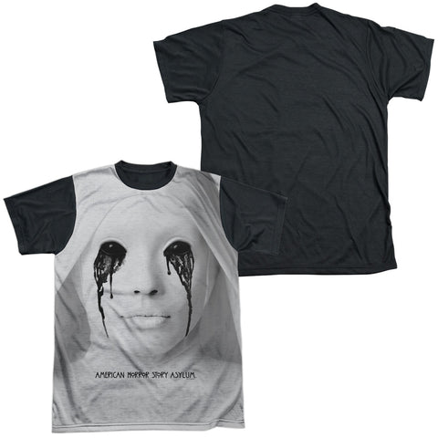 American Horror Story/nun-s/s Adult White Front Black Back  -white