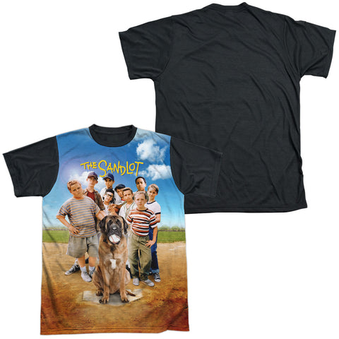 Adult Regular Fit Short Sleeve 100% Poly Black Back