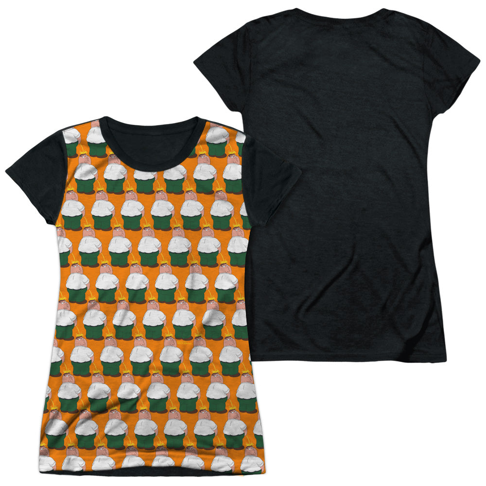 Junior Cap Sleeve 100% Poly Black Back