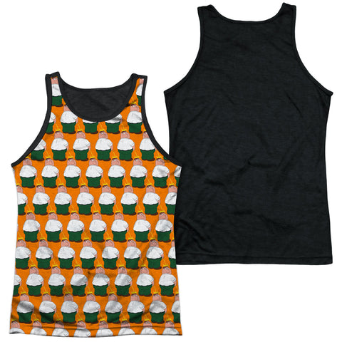 Adult 100% Poly Tank Top Black Back