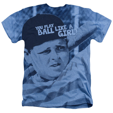 Sandlot/play Like A Girl-adult Heather-light Blue