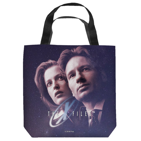 X FILES-AMONG THE STARS - TOTE BAG - 16x16