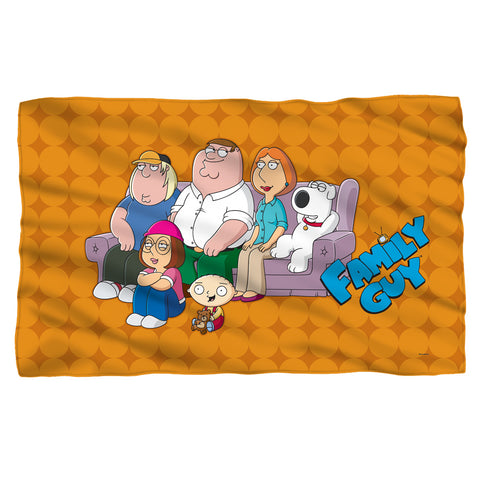 Family Guy/family Portrait-fleece Blanket-white