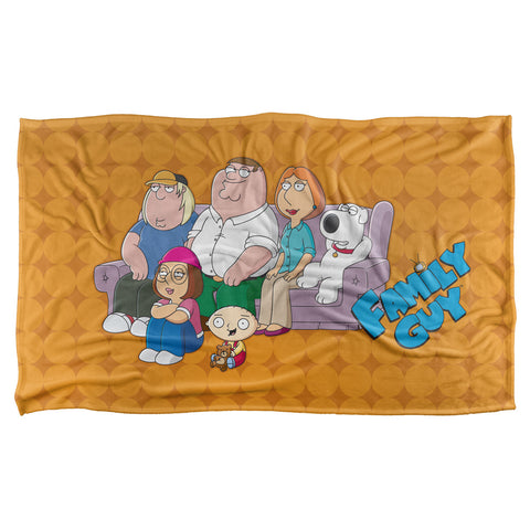 Family Guy/family Portrait-silky Touch Blanket-white