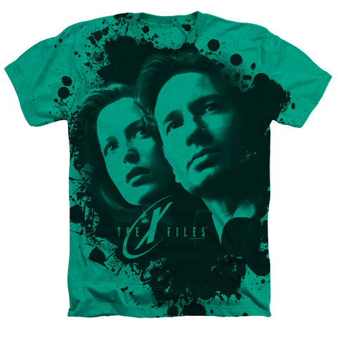 X Files/mulder And Scully-adult Heather-kelly Green
