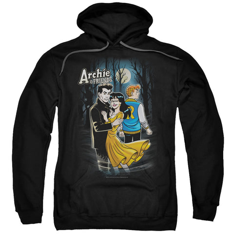 Archie Comics/cover #146-adult Pull-over Hoodie-black