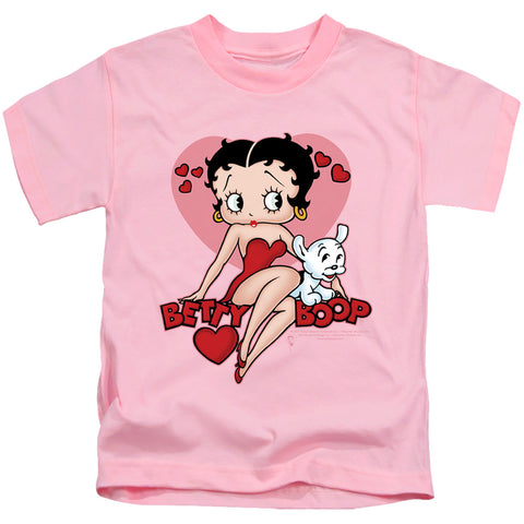 Betty Boop/sweetheart - S/s Juvenile 18/1 - Pink