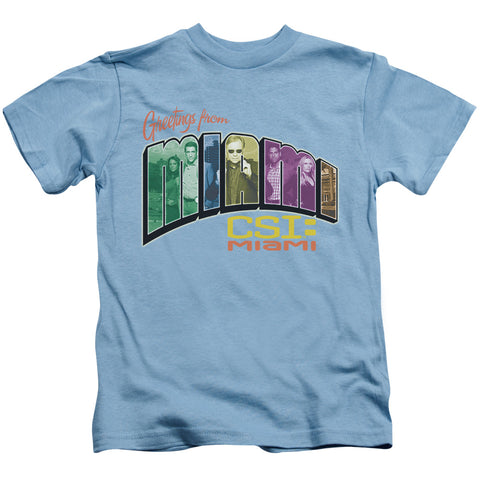 Csi Miami/greeting From Miami - S/s Juvenile 18/1 - Carolina Blue