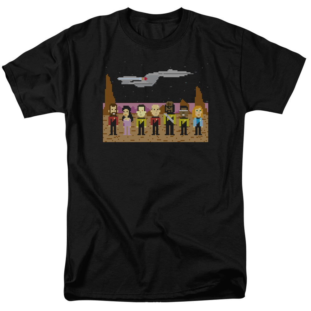 Star Trek/tng Trexel Crew-s/s Adult 18/1-black