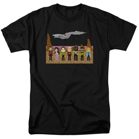 Star Trek/tng Trexel Crew-s/s Adult 18/1-black