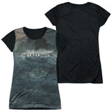 Junior Cap Sleeve 100% Poly Black Back