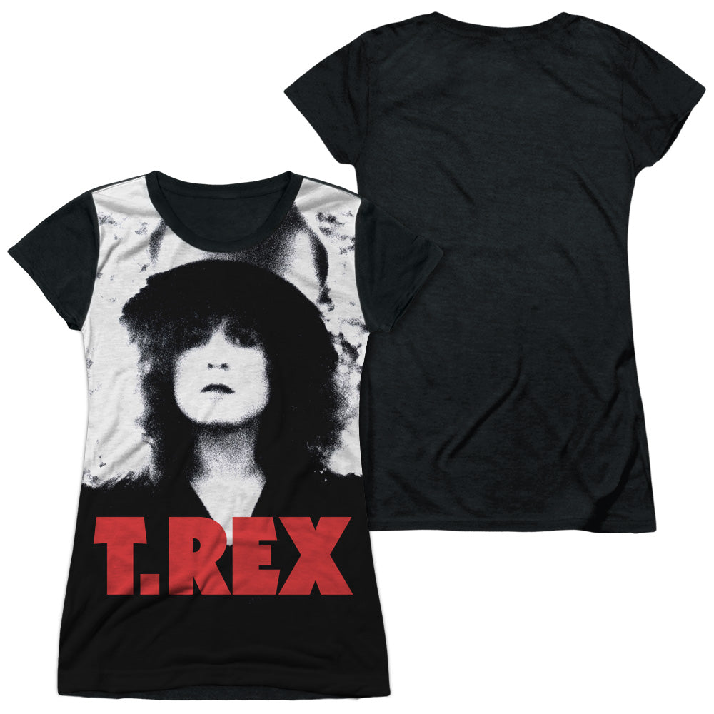 Junior Cap Sleeve 100% Poly Black Back