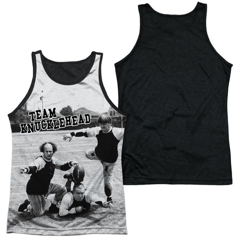 Adult 100% Poly Tank Top Black Back