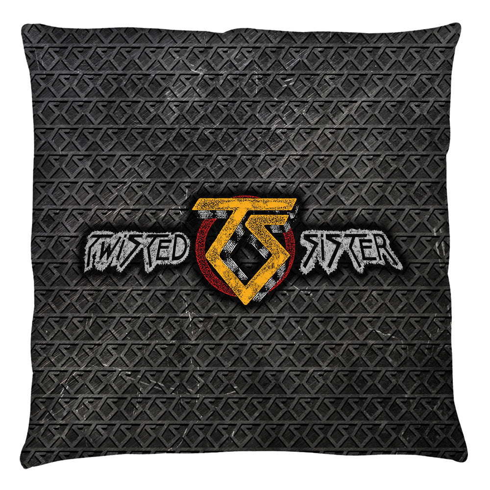 Twisted Sister/twisted Metal - Throw Pillow