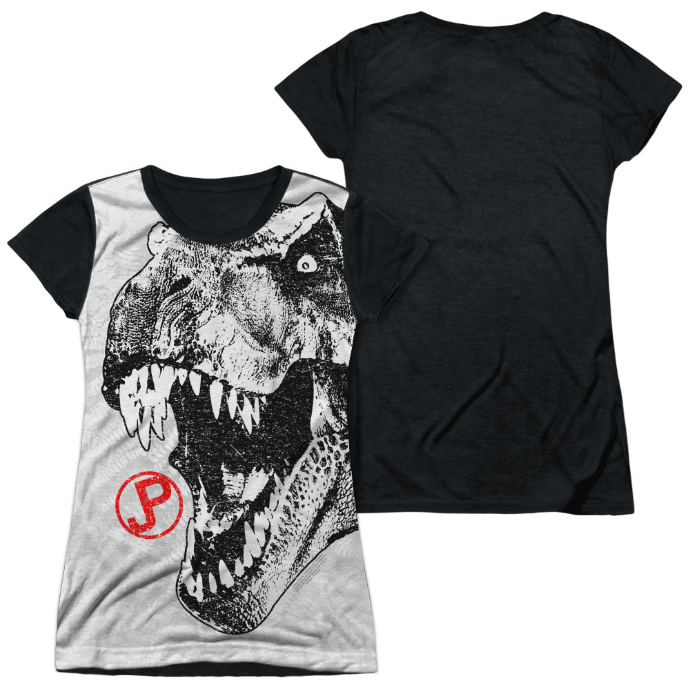 Junior Cap Sleeve 100% Poly Black Back