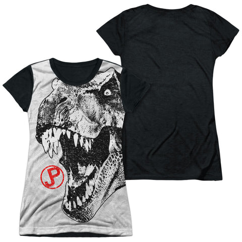 Junior Cap Sleeve 100% Poly Black Back