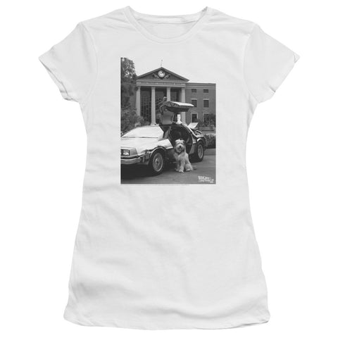 Juniors Sheer Cap Sleeve