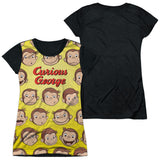Junior Cap Sleeve 100% Poly Black Back