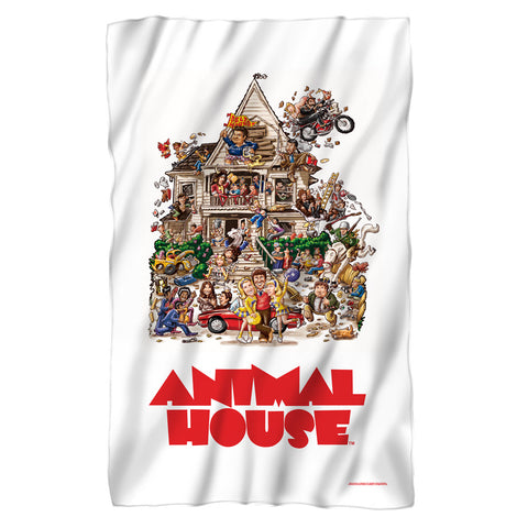 Animal House/poster-fleece Blanket-white