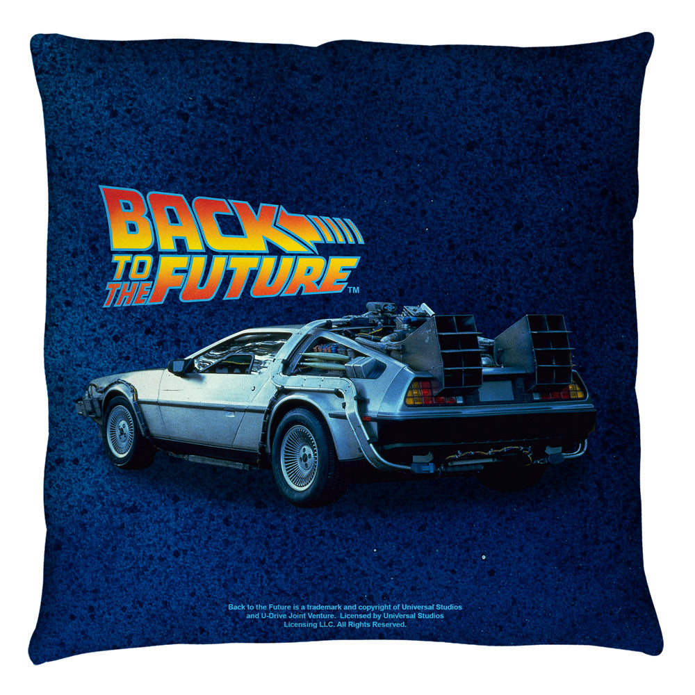 Back To The Future/delorean - Throw Pillow