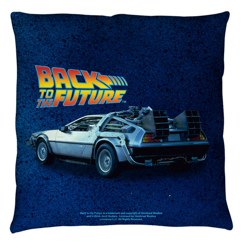 Back To The Future/delorean - Throw Pillow