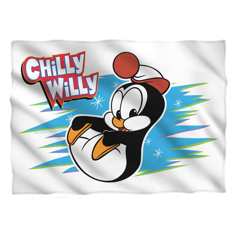 Chilly Willy/chilly-pillow Case-white