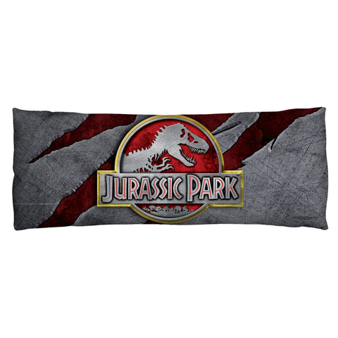 JURASSIC PARK-SLASH LOGO - MICROFIBER BODY PILLOW - 18x54