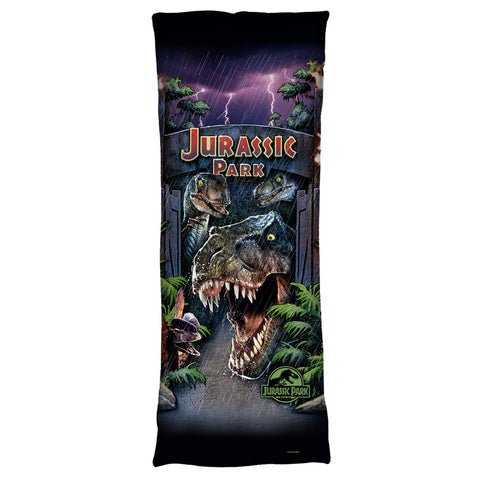 JURASSIC PARK-WELCOME TO THE PARK - MICROFIBER BODY PILLOW - 18x54