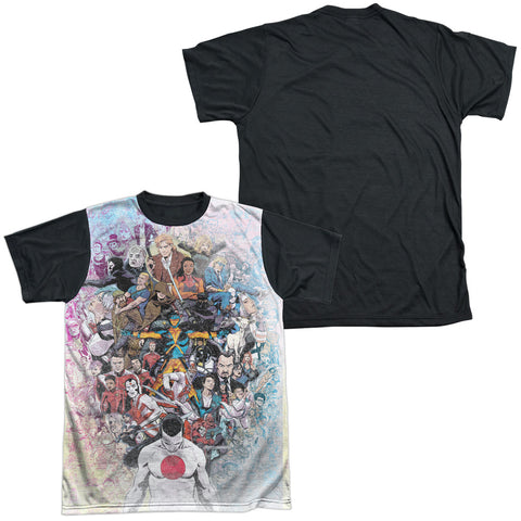 Valiant/all Accounted For-s/s Adult White Front Black Back  -white