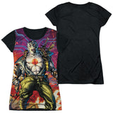 Junior Cap Sleeve 100% Poly Black Back