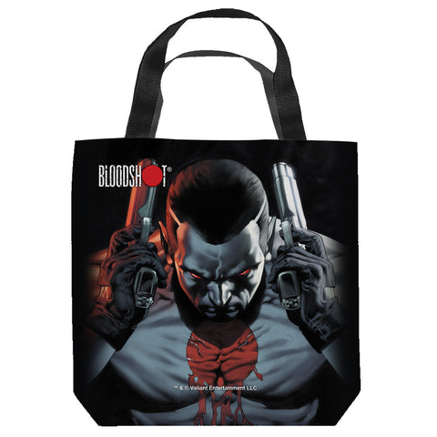 BLOODSHOT-GUNS DRAWN - TOTE BAG - 18x18