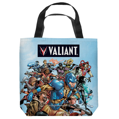VALIANT-GROUP ATTACK - TOTE BAG - 16x16