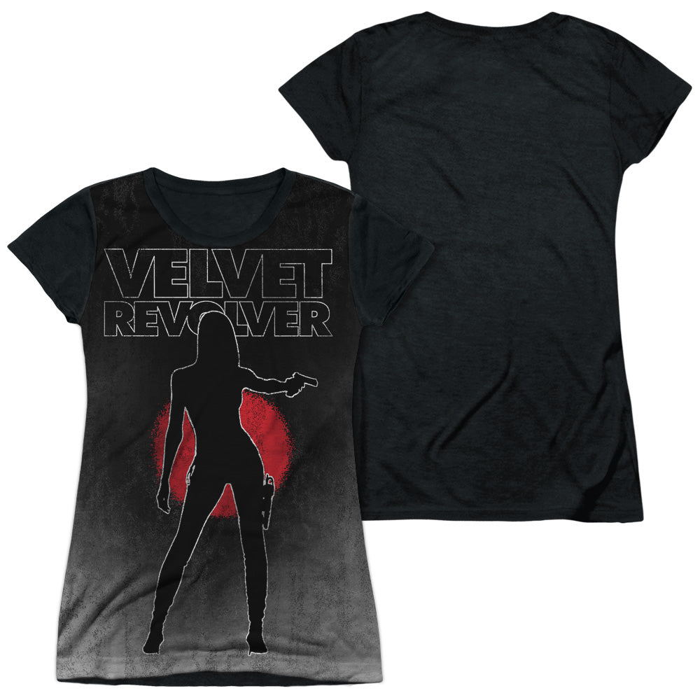Junior Cap Sleeve 100% Poly Black Back