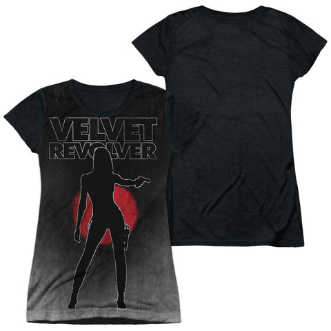Junior Cap Sleeve 100% Poly Black Back