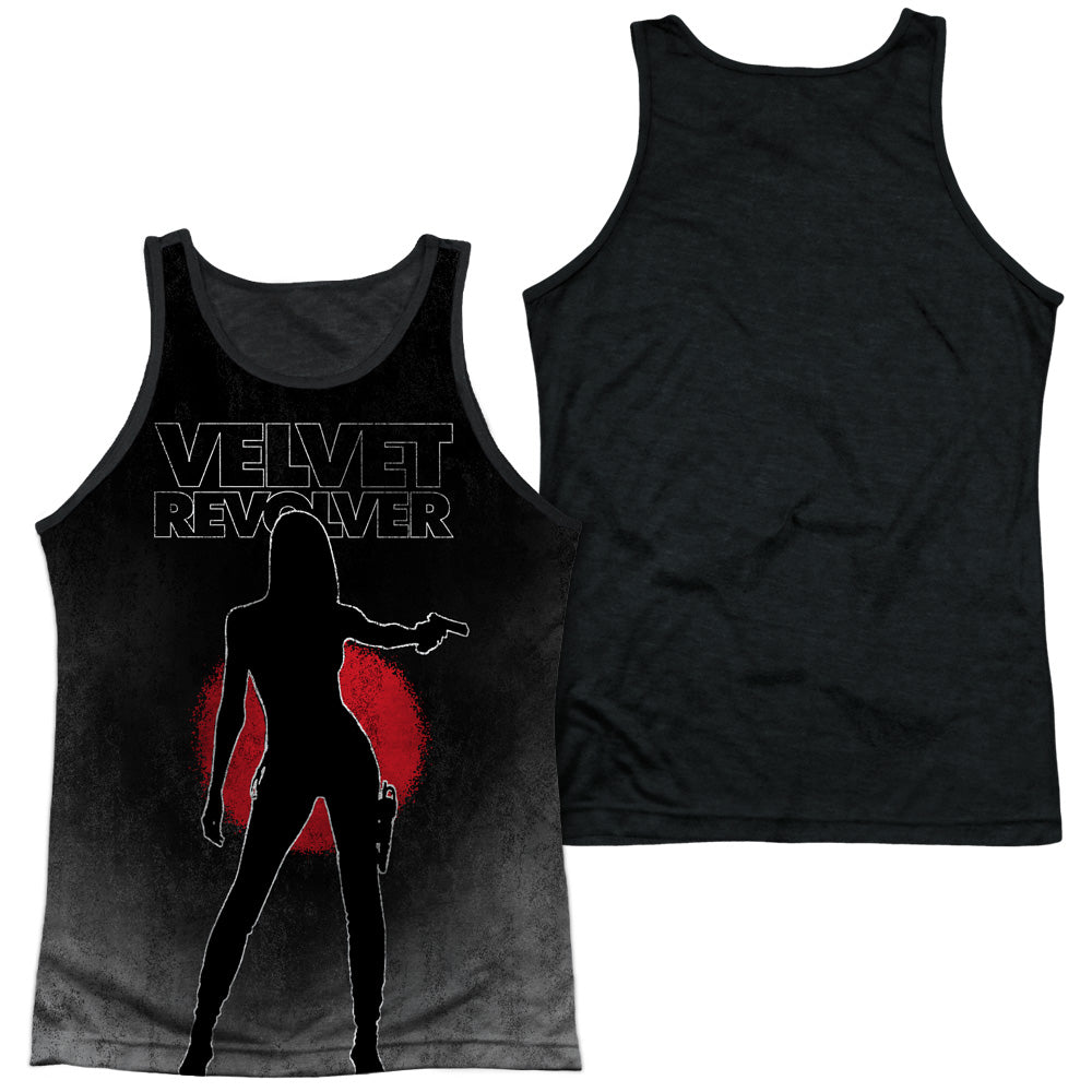 Velvet Revolver/contraband Sub-adult Poly Tank Top Black Back-white