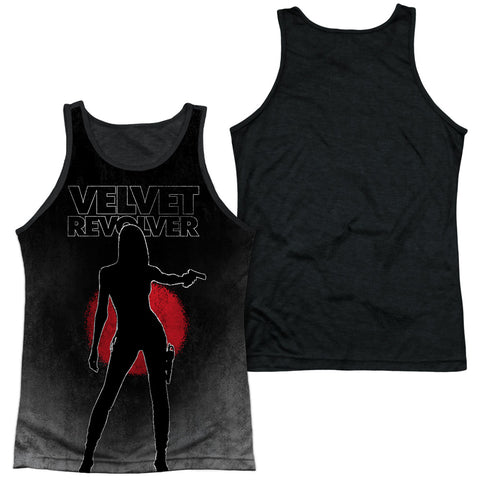Velvet Revolver/contraband Sub-adult Poly Tank Top Black Back-white