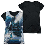 Junior Cap Sleeve 100% Poly Black Back