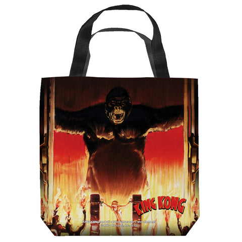 KING KONG-AT THE GATES - TOTE BAG - 18X18