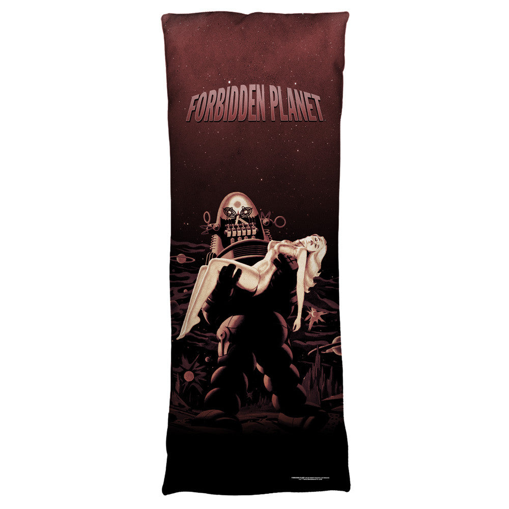 FORBIDDEN PLANET-POSTER - MICROFIBER BODY PILLOW - 18x54