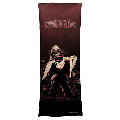FORBIDDEN PLANET-POSTER - MICROFIBER BODY PILLOW - 18x54
