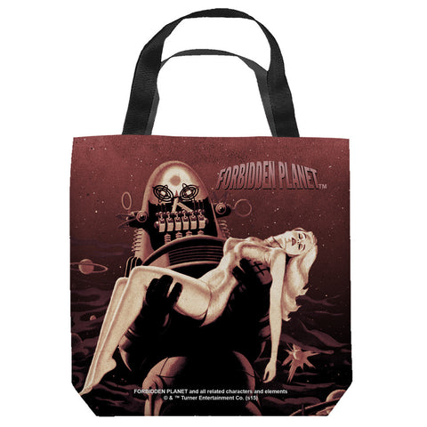FORBIDDEN PLANET-POSTER - TOTE BAG - 9x9
