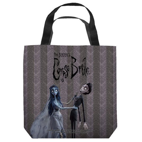 CORPSE BRIDE-BRIDE AND GROOM - TOTE BAG - 16x16
