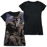 Junior Cap Sleeve 100% Poly Black Back