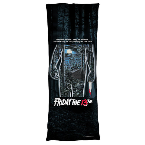 FRIDAY THE 13TH-POSTER - MICROFIBER BODY PILLOW - 18x54