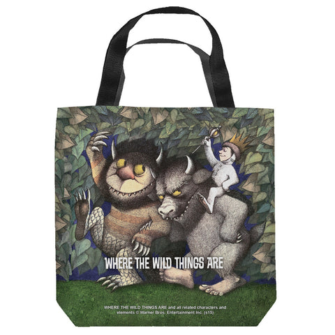 WHERE THE WILD THINGS ARE-WILD RUMPUS DANCE - TOTE BAG - 13x13