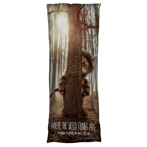 WHERE THE WILD THINGS ARE-WILD THING TREE - MICROFIBER BODY PILLOW - 18x54